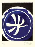 Georges Braque, L'oiseau blanc, 1961, lithograph a colori on paper