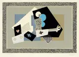 Gino Severini, Nature morte, 1958, lithograph in sei colori