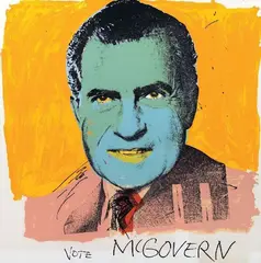 Vote McGovern by Andy Warhol, 1972, screenprint on paper, offered May 2011