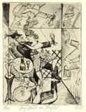 Otto Dix, Specchiarsi a Bruxelles (Erinnerung an die Spiegelsäle von Brüssel)