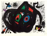 Homenatge a Joan Prats by Joan Miró, 1971, lithograph a colori, offered May 2011