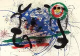 La amazona by Joan Miró, 1964, lithograph a colori, offered May 2011