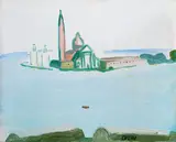 Bacino di San Marco by Virgilio Guidi, 1967, oil on canvas, offered May 2011