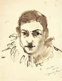 Filippo de Pisis, Omaggio al Greco, 1930, inchiostro on paper