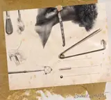 Daniel Spoerri, Spingole francesi, 1993, collage on paper