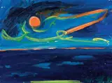 Mimmo Germana, Senza titolo, 1990, oil on canvas