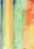 Antonio Corpora, Una mattina, 1998, watercolour on paper