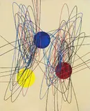 Roberto Crippa, Spirali, 1952, oil on canvas
