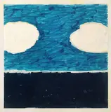 Senza titolo by Mario Schifano, 1979, enamel on canvas, offered May 2011