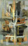 Giuseppe Ajmone, Brughiera, 1957, oil on canvas