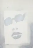 Giosetta Fioroni, Senza titolo, 2003, mixed media on paper