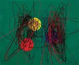 Roberto Crippa, Spirali, 1952, oil on canvas