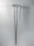 Piergiorgio Colombara, Lacrime di vetro, 2002, Scultura in ottone e vetro