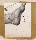 Daniel Spoerri, Spingole francesi, 1993, collage on paper