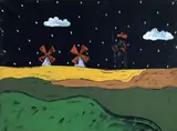 Dalla serie dei Don Chisciotte by Tano Festa, 1985, acrylic on canvas, offered May 2011