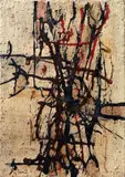 Tonino Caputo, Aritmico 2, 1962, mixed media on canvas