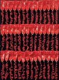 Arman, Senza titolo, 2002, acrylic and tubetti on canvas tesa on panel