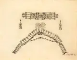 Giuseppe Capogrossi, Disegno per gioielli, 1952, pencil grassa on paper