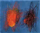 Roberto Crippa, Spirale, 1952, oil on canvas