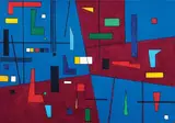 Roberto Crippa, Composizione, 1952, oil on canvas