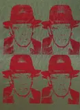 Andy Warhol, Joseph Beuys, screenprint on laundry bag