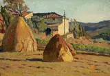 Parlascio by Cafiero Filippelli, oil on panel, offered Apr 2011