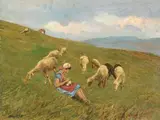 Carlo Passigli, Pastorella con gregge