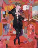 Un violinista by Antonio Possenti, oil on canvas, offered Apr 2011