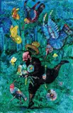 Un ladro di fiori by Antonio Possenti, oil on canvas cartonata, offered Apr 2011