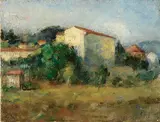 Achille Lega, Paesaggio a Settignano