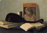 Umberto Maestrucci, Natura morta, oil on panel