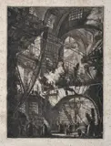 Giovan Battista Piranesi, Dalle «Carceri d'invenzione», etching on paper