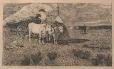 Bovi al carro (Maremma) by Giovanni Fattori, etching on zinco, offered Apr 2011