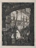 Giovan Battista Piranesi, Dalle «Carceri d'invenzione», etching on paper