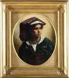 Michele Cammarano, Popolana con collana verde
