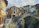 Alphons Hollaender, Ponte a Loro Ciuffenna