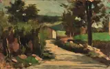Silvestro Lega, Strada di campagna e casolare