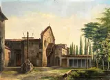 Fabio Borbottoni, Veduta della Chiesa di San Francesco a Fiesole