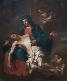 Giacinto Brandi, Compianto su Cristo morto