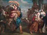 Theodoor Van Thulden, Ratto delle Sabine, oil on canvas