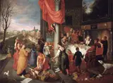 Allegoria dell'Inverno by Jan Brueghel il Giovane e Hendrick van Balen, oil on canvas, offered Apr 2011