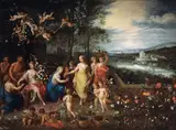 Allegoria della Primavera by Jan Brueghel il Giovane e Hendrick van Balen, oil on canvas, offered Apr 2011