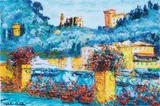 Michele Cascella, Terrazzo a Portofino