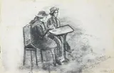 Ottone Rosai, Coppia al caffè