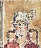 Ritratto by Filippo de Pisis, 1941, oil on compensato, offered Nov 2010