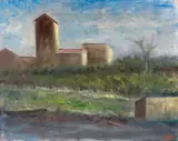 Ottone Rosai, Paesaggio sul fiume