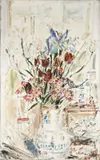 Fiori in un vaso by Filippo de Pisis, 1935, oil on canvas, offered Nov 2010