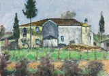 La casa del Berna by Ardengo Soffici, 1963, oil on canvas board, offered Nov 2010
