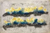 Composizione by Jean Fautrier, 1962, oil on paper applicata on canvas, offered Nov 2010