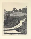 Giorgio Morandi, Paesaggio di Grizzana, 1932, etching